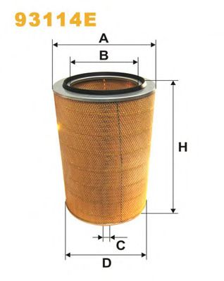 WIX FILTERS 93114e -  Воздушный фильтр
